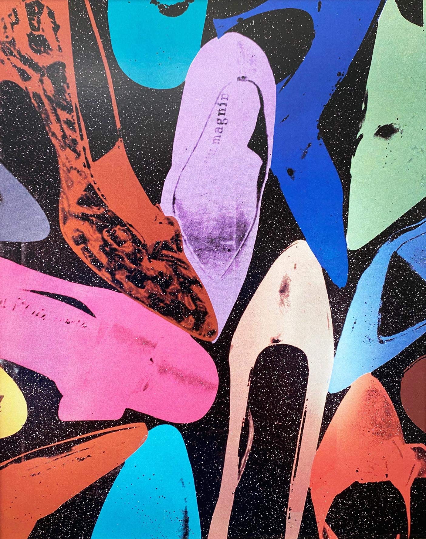 Amazon.com: Gallerygems Andy Warhol Diamond Dust Shoes Custom